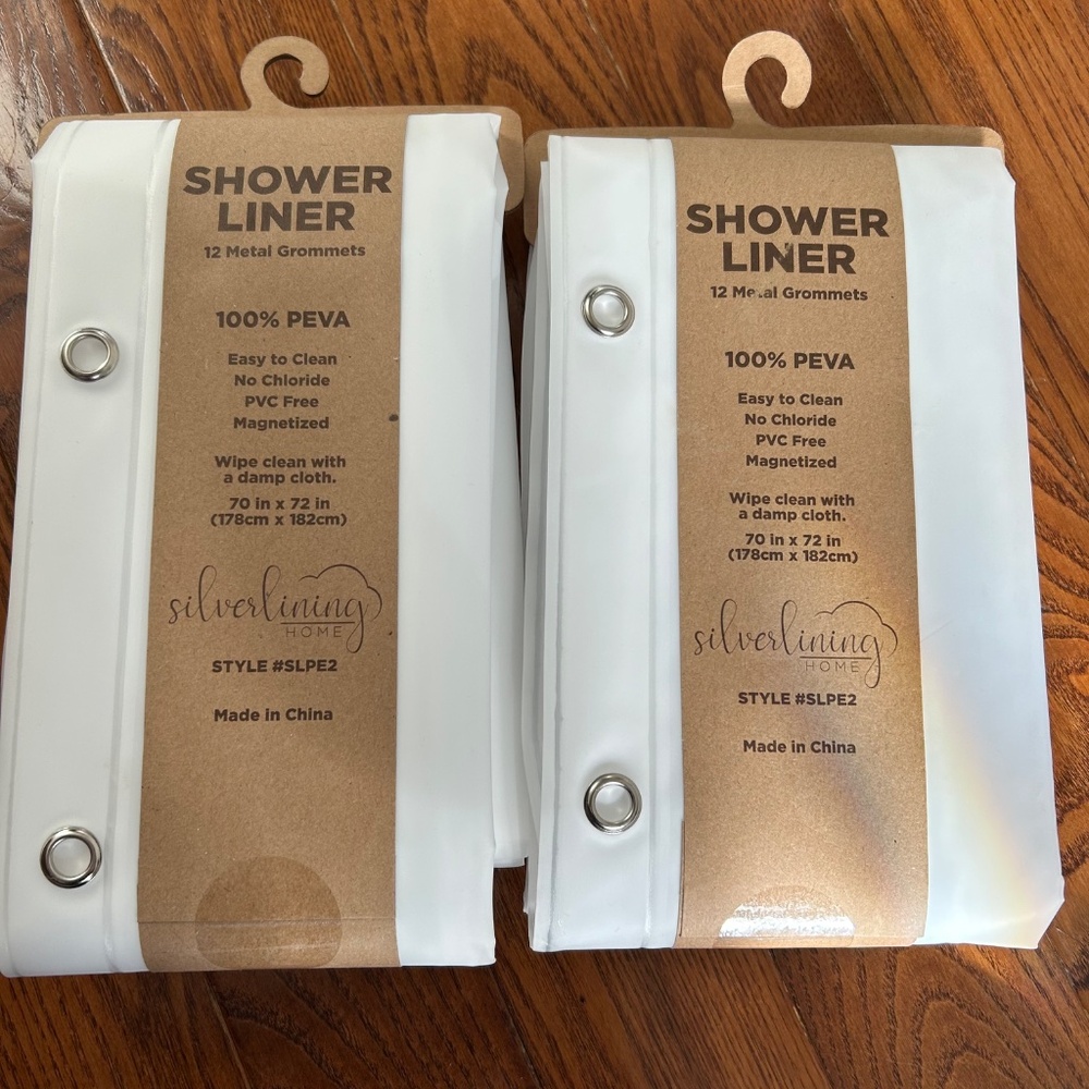 Two NEW Shower curtain Liners - Picture 2 of 3